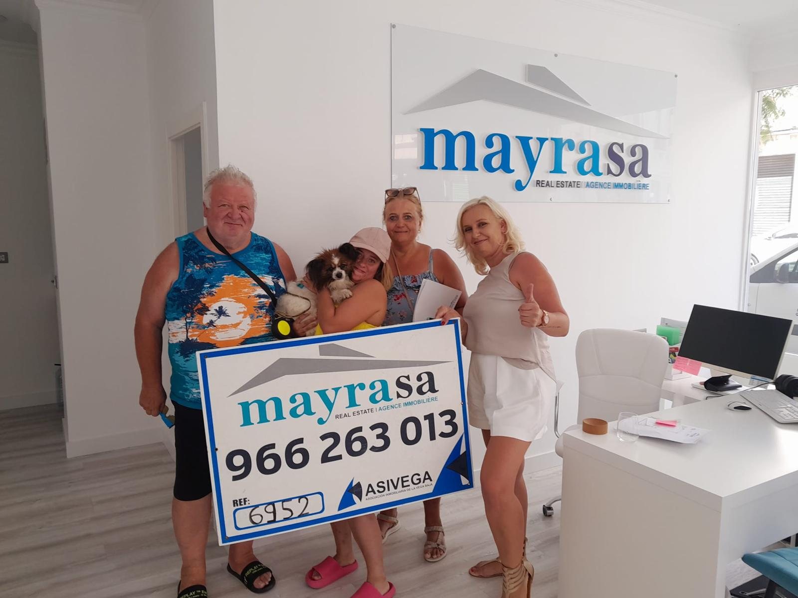 Cliente MAYRASA tras completar su operacion 10