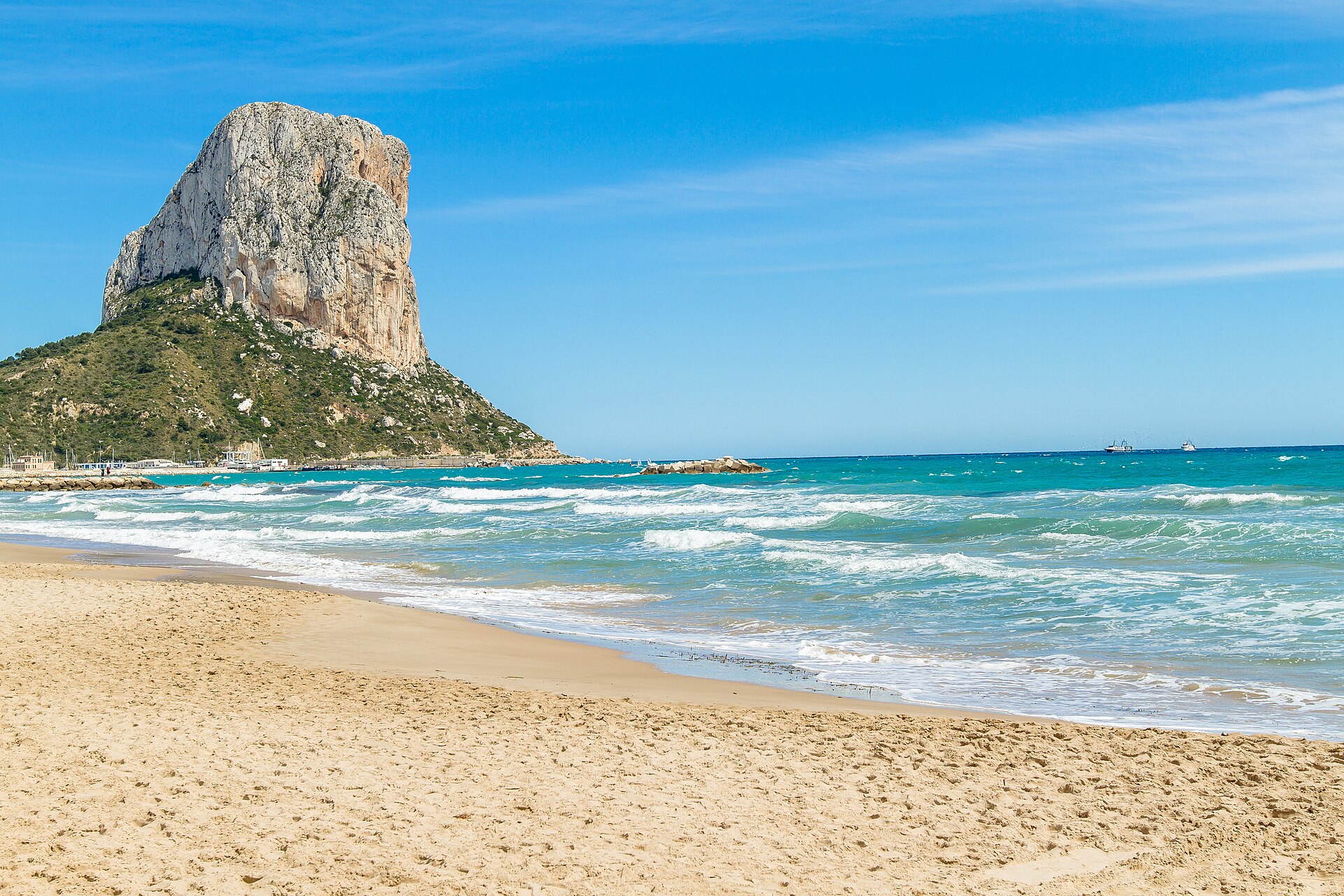 Playa del Arenal y Peñón de Ifach, Calpe