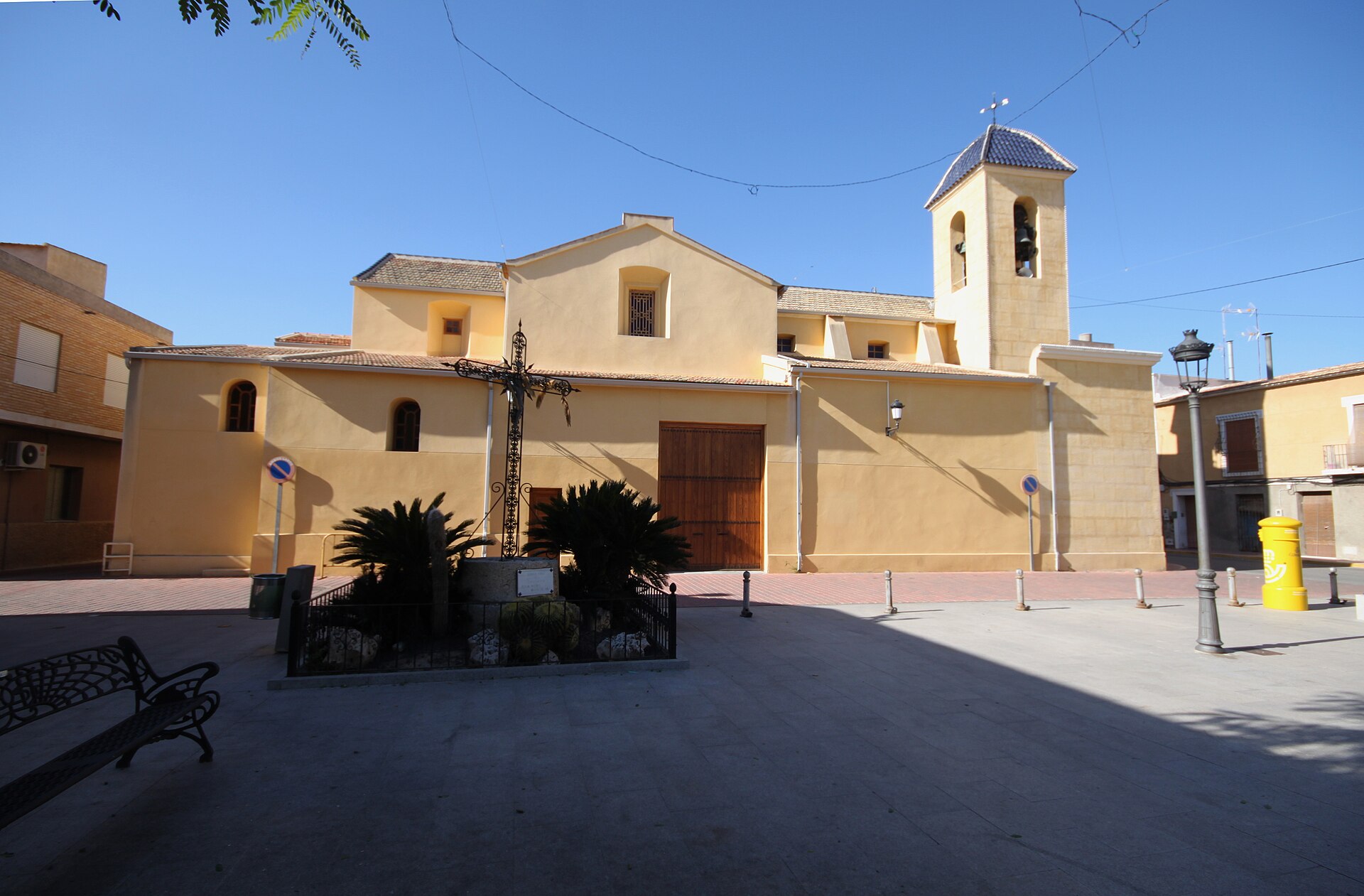 Daya Nueva — Iglesia parroquial, fachada principal