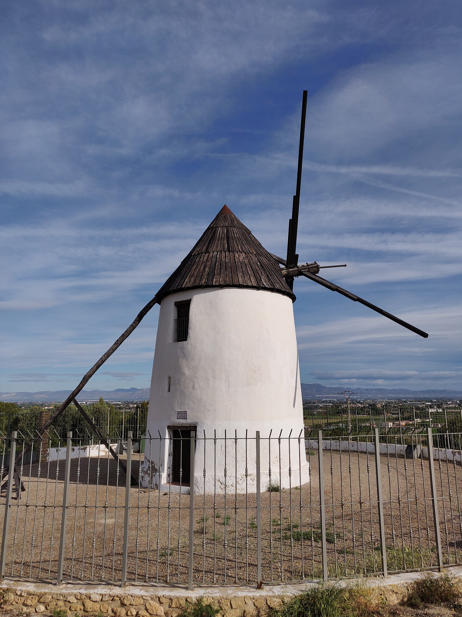 Molino de viento histórico de Rojales