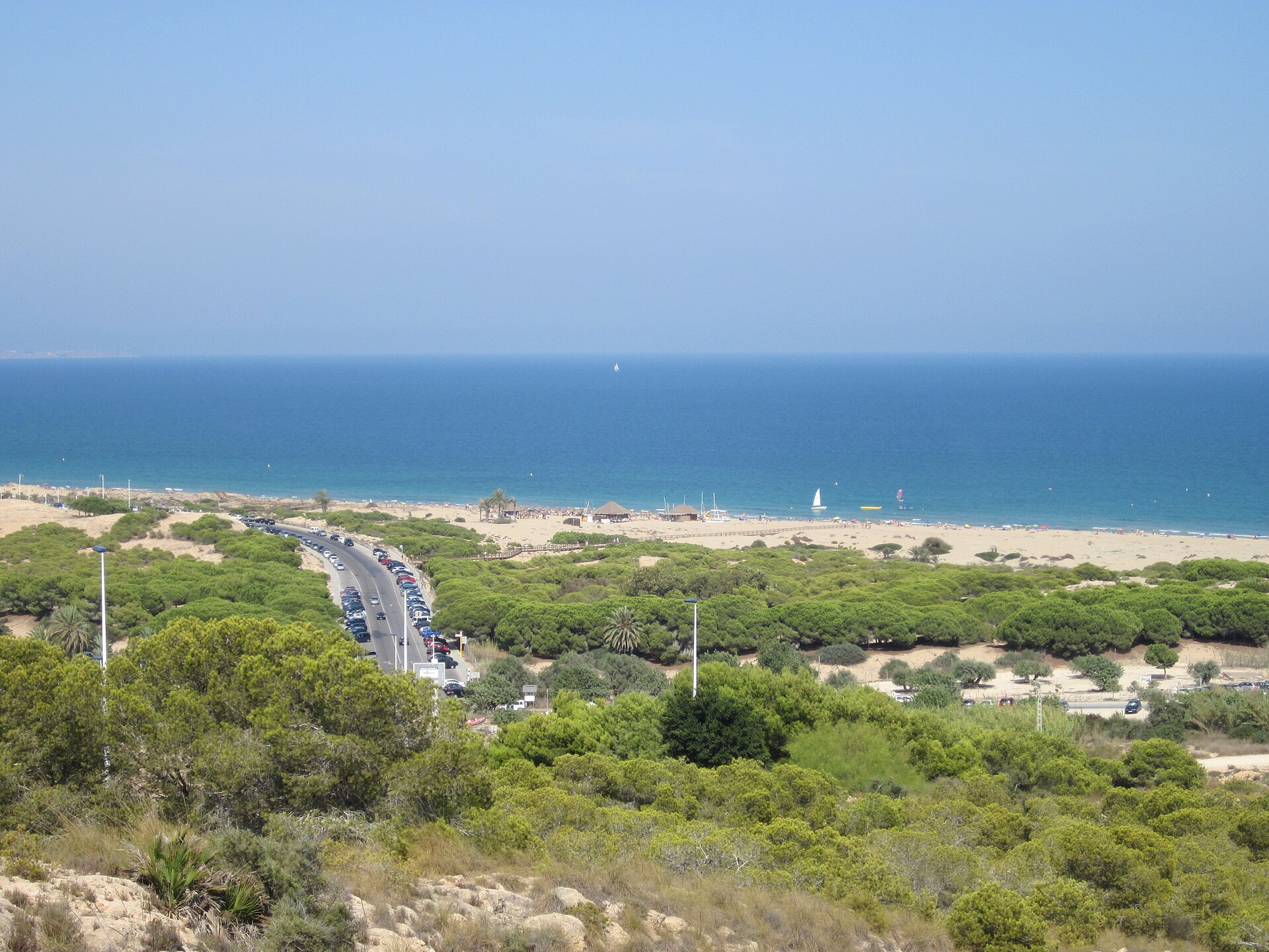 Playa y dunas de El Carabassí, Gran Alacant (Santa Pola)